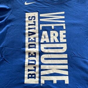 Super comfortable super soft Nike tee Duke Blue Devils large dri-fit